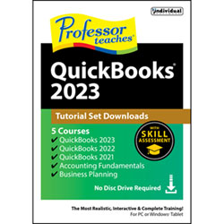 Professor Teaches QuickBooks 2023 (PC) - Digital Download