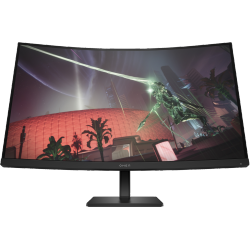 HP 31.5" Qhd 165Hz 1Ms Gtg Curved Va Freesync Gaming Monitor (780K6Aa#aba) - In Black