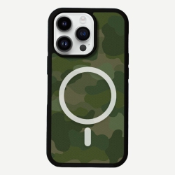 CASECO Magsafe Iphone 13 Pro Max Camo Case In Green