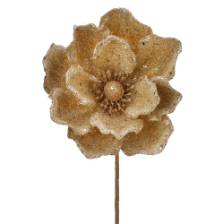 REGENCY 24" Micro Beaded/sequins Magnolia Stem