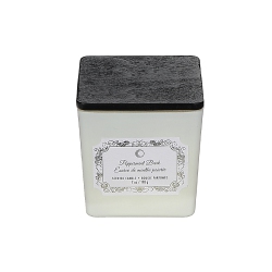 MAISON CONCEPTS Christmas 7OZ Square Candle Peppermint Bark