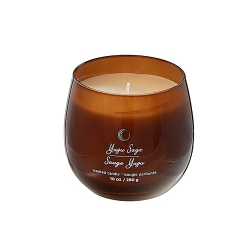 MAISON CONCEPTS 10OZ High Gloss Curved Candle Yuzu In Sage