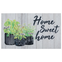 MAISON CONCEPTS Printed Rubber Floor Mat Home Sweet Home