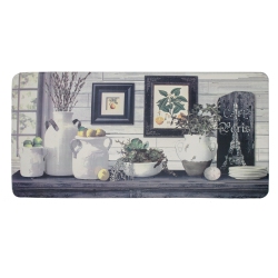 MAISON CONCEPTS Memory Foam Floor Mat Bevel Paris Farm