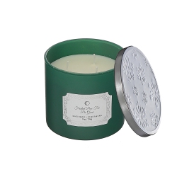 MAISON CONCEPTS Christmas 14OZ 3 Wick Jar Candle Frosted Pine Tree
