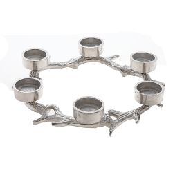MAISON CONCEPTS Christmas Antler Wreath With 6 Tealight Holder