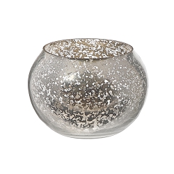 MAISON CONCEPTS Mercury Curved Tealight Holder - Set Of 2 In Silver