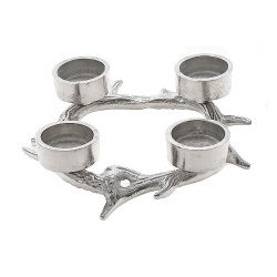MAISON CONCEPTS Christmas Antler Wreath With 4 Tealight Holder