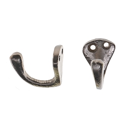 MAISON CONCEPTS Set Of 2 Single Prong Iron Hook Nickel - Set Of 3