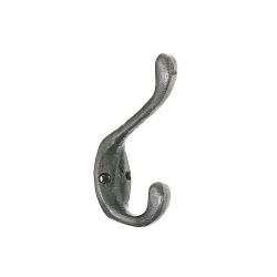 MAISON CONCEPTS Double Iron Hook Antique - Set Of 3 In Silver