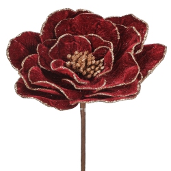 REGENCY 24"beaded Edge Velvet Peony Stem