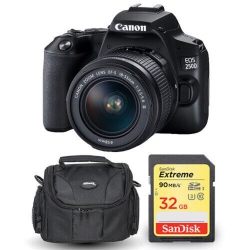 CANON Eos 250D/rebel Sl3 With 18-55MM F/3.5-5.6 Iii Lens + Extreme 32GB And Case
