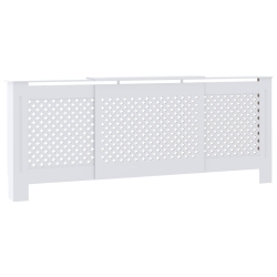 VIDAXL Mdf Radiator Cover 205 Cm In White
