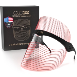 GLO24K 7 Color Led Beauty Device - Face Mask