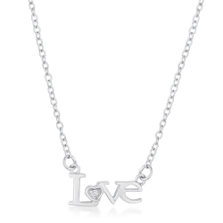 JGI Love Script Necklace In Multicolor