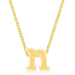 JGI Golden Initial N Pendant In Multicolor