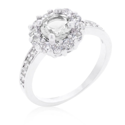 JGI Birthstone Engagement Ring In