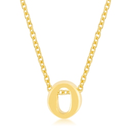 JGI Golden Initial O Pendant In Multicolor