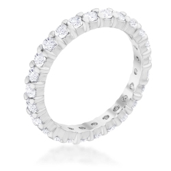 JGI Cubic Zirconia Eternity Band In Multicolor