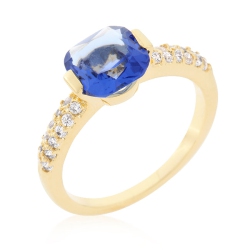 JGI Cushion Cut Cubic Zirconia Engagement Ring In Multicolor