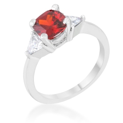 JGI Shonda 1.8Ct Cz Cushion Classic Statement Ring In Multicolor