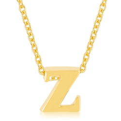 JGI Golden Initial Z Pendant In Multicolor