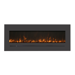 AMANTII Wm-Fm-34-4423-Bg 34-Oob-1 Wall Mount / Flush Mount Electric Fireplace (Open Box)