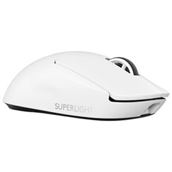 Logitech G PRO X Superlight 2 44000 DPI 8K Polling Wireless HERO 2 Sensor 60g Pro-Grade Mouse - White