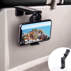 HLD Airplane Phone Holder Flight Stand Travel Essential Accessory Foldable Portable Phone Stand Desk Bed Compatible \w Iphone 13 Pro Max Airplane