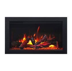 AMANTII Traditional Series 33" Trd-33-Oob-1 Electric Fireplace –Refurbished(Excellent)- Modern Technology With Classic Insert Features