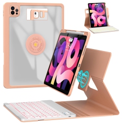 HLD Ipad 10.9/11 Keyboard Case Air 5Th 4Th Generation, Pro 11 1St/2Nd/3Rd/4Th, 360° Rotatable Magnetic Case \w Pencil Holder (2022/2021/2020/2018), 7