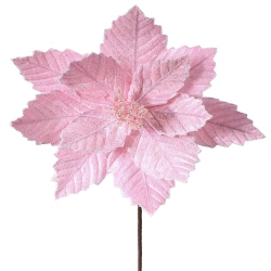 REGENCY 20" Sugared Poinsettia Stem