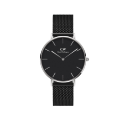 DANIEL WELLINGTON - Petite Ashfield Watch (Matte Black) In Multicolor