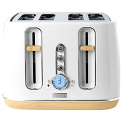 Haden Dorchester Toaster - 4-Slice - Grey