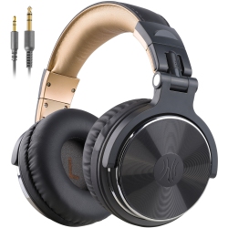 ONEODIO Wired Over-Ear Headphones With Mic-50MM Driver Delivering Hifi Sound-Gray