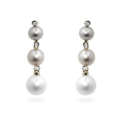 JGI Pearl Dangles In Multicolor