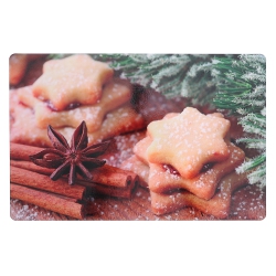 MAISON CONCEPTS Christmas Plastic Placemat Shortbread Cookies - Set Of 12
