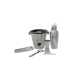 MAISON CONCEPTS Stainless Steel 5 PC Cocktail Shaker Set