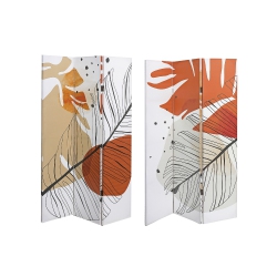 MAISON CONCEPTS Double Sided Canvas Screen Heather