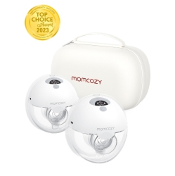MOMCOZY M5 All-In-One Breast Pump, Double Portable Hands-Free Wearable Breast Pump With 3 Modes & 9 Levels, 24Mm