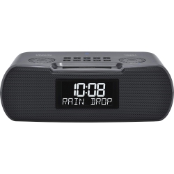 SANGEAN Rcr-30 Fm-Rbds / Am / Bluetooth / Aux-In Digital Tuning Clock Radio With USB Phone Charging And Sound Soother In Gray