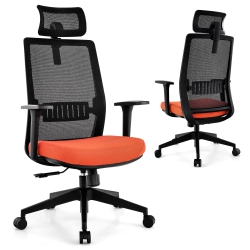 COSTWAY Mesh Office Chair Big Tall Ergonomic Executive Chair Height Adjustable 400 Lbs