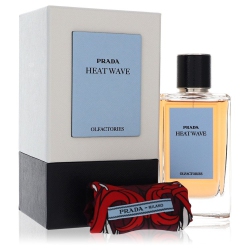 FRAGRANCEX Prada Olfactories Heat Wave By Prada Eau De Parfum Spray With Gift Pouch (Unisex) 3.4 OZ 3.4 OZ Eau De Parfum Spray + Gift Pouch for Men