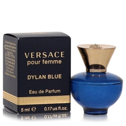FRAGRANCEX Versace Pour Femme Dylan By Versace Mini Edp .17 OZ for Women In Blue