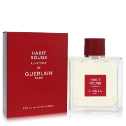 FRAGRANCEX Habit Rouge L'instinct By Guerlain Eau De Toilette Intense Spray 3.3 OZ for Men