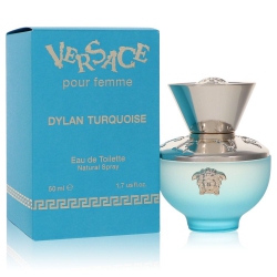 FRAGRANCEX Versace Pour Femme Dylan By Versace Eau De Toilette Spray 1.7 OZ for Women In Turquoise