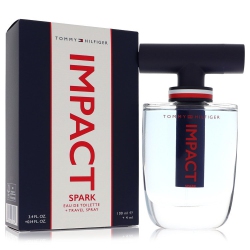 FRAGRANCEX Tommy Hilfiger Impact Spark By Tommy Hilfiger Eau De Toilette Spray 3.4 OZ Eau De Toilette + .14 OZ Travel Edt Spray for Men