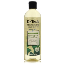 FRAGRANCEX Dr Teal's Bath Additive Eucalyptus Oil By Dr Teal's Pure Epson Salt Body Oil Relax & Relief With Eucalyptus & Spearmint 8.8 OZ for Women