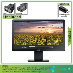 DELL Refurbished(Good) - E Series E1914H 18.5" Widescreen 1366 X 768 HD Led Backlit Lcd Tn Monitor