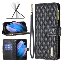 SUPERSHIELD Samsung Smart View Wallet Case for Galaxy S23 Ultra - In Black